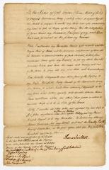 Probated will of Thomas Willett, 1768