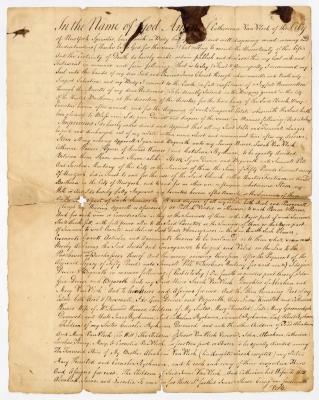 Probated will of Catharina Van Vleck, 1768