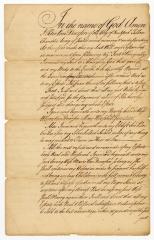 Probated will of Peter Van Duersen, 1768