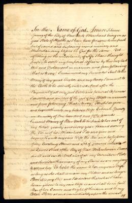 Probated will of Isaac Gomez, 1770