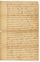 Probated will of Thomas Brown Jr., 1769