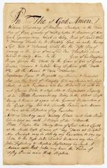 Probated will of William Dusinberry, 1769