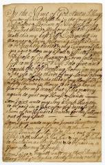Probated will of Hugh Hunter, 1769