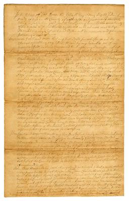 Probated will of Daniel Purdy, 1769