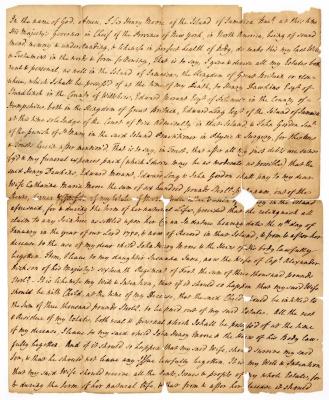 Probated will of Sir Henry Moore, 1769