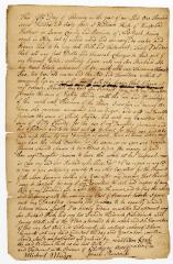 Probated will of William Kirk, 1769