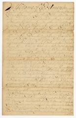 Probated will of Margrita Bayard, 1770