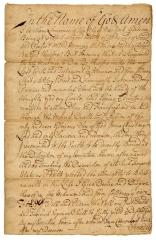 Probated will of Willem Lowrence, 1770