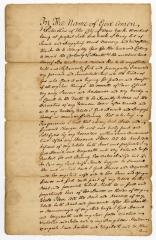 Probated will of Peter Low, 1770