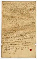 Probated will of Stephen Hayt, 1770