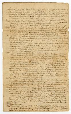 Probated will of Thomas Lyon, 1770