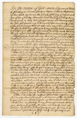 Probated will of Jacamiah Mitchell, 1770
