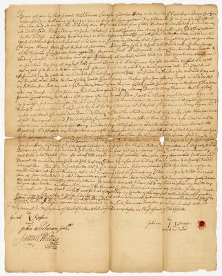 Probated will of Johannes Simerson, 1770
