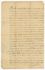 Probated will of Anthony W. Waters Jr., 1770