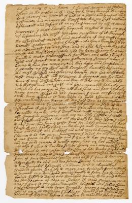 Probated will of Samuel Broome, 1771
