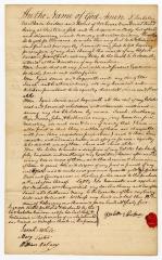 Probated will of Isabella Van Dam, 1770