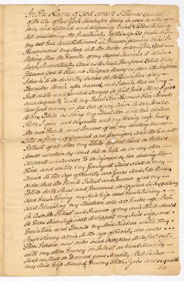 Probated will of John Candell, 1771