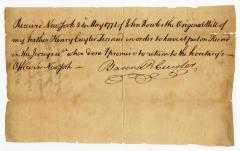 Probated will of Barend R. Cuyler, 1771