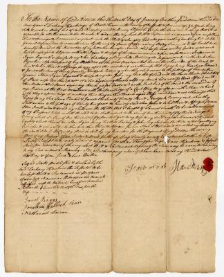 Probated will of Zachariah Hawkins, 1771
