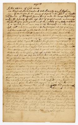 Probated will of Stephen Jarves Jr., 1771