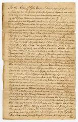 Probated will of Samuel Messenger, 1771