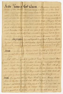 Probated will of Magdalene Stouppe, 1771