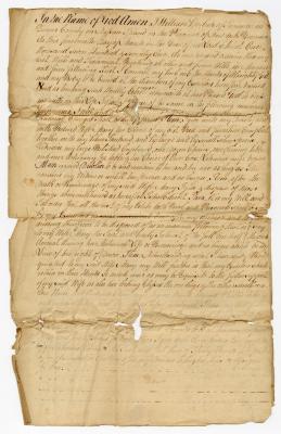 Probated will of William Sherlock, 1771