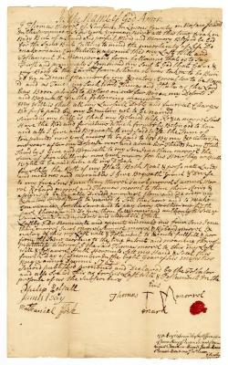 Probated will of Thomas Morrell, 1771
