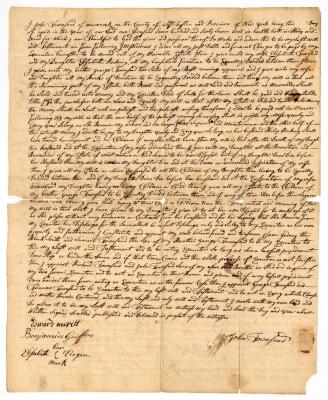 Probated will of John Townsend, 1771