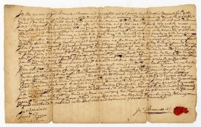 Probated will of Jacobus Roosevelt, 1771