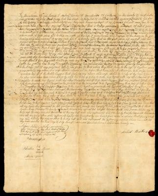 Probated will of Robert Weeks, 1771