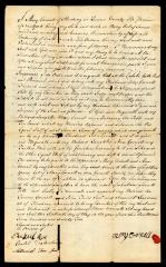 Probated will of Mary Cornell, 1772