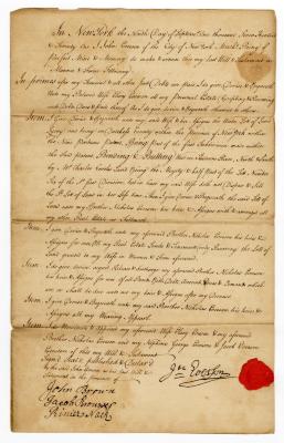 Probated will of John Everson, 1772