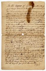 Probated will of William Borden, 1772