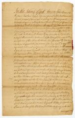 Probated will of Richard Maitland, 1772