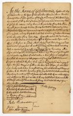 Probated will of Peter Gibbons, 1772