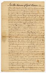 Probated will of John Latham, 1772