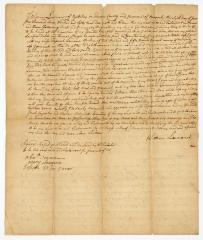 Probated will of William Lawrence, 1772