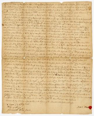 Probated will of Amos Platt, 1772