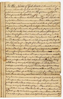Probated will of Thomas Smith, 1772