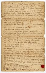 Probated will of Teunis Van Pelt, 1772