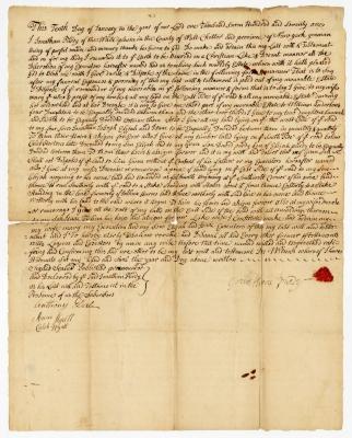 Probated will of Jonathan Purdy, 1772