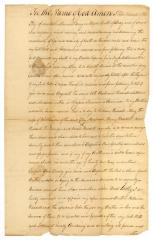 Probated will of John Waddell, 1772