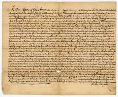 Probated will of Peter Swigard, 1772
