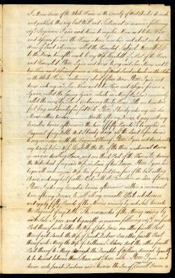Probated will of Moses Owen, 1772