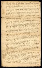 Probated will of Mary Pell, 1772