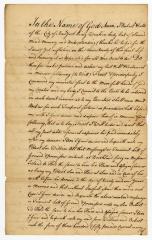 Probated will of Robert Watts, 1772