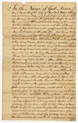 Probated will of Sarah Byvanck, 1773