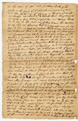 Probated will of William Betts, 1773