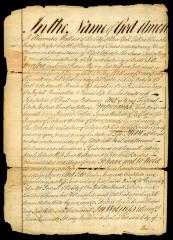 Probated will of Alexander Wallace, 1772